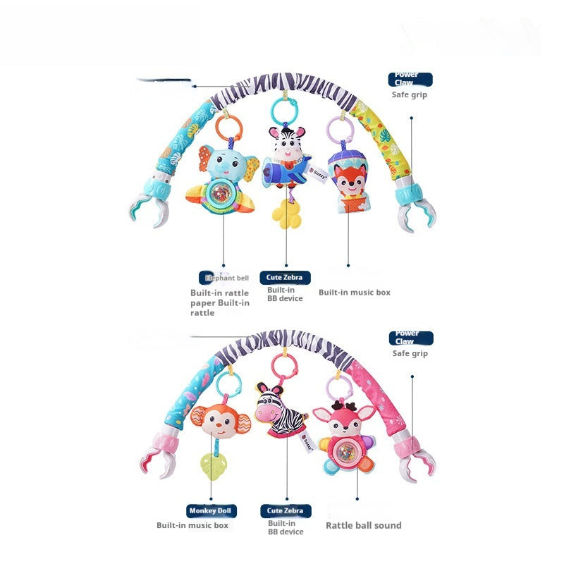 Educational Comfort Baby Car Crib Hanging Baby Toys